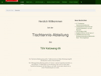 tsv-katzwang-tt.de Webseite Vorschau
