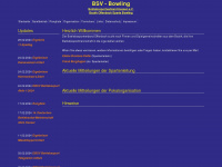 bsv-bowling.de Webseite Vorschau