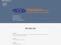 svs-feindura.de Webseite Vorschau