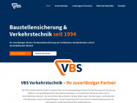 vbs-verkehrstechnik.de Webseite Vorschau