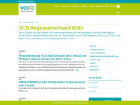 vcd-koeln.de Webseite Vorschau