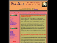 paxillus.ch Webseite Vorschau