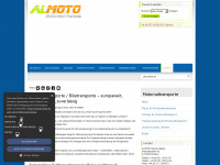 motorradtransporte.almoto.de Webseite Vorschau