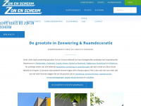 zonenscherm.nl Webseite Vorschau