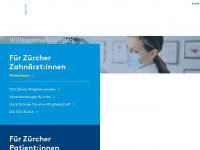 sso-zuerich.ch Webseite Vorschau