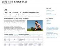 long-term-evolution.de Webseite Vorschau