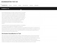 soundkarten-test.de Webseite Vorschau