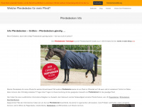 pferdedecken-info.eu Webseite Vorschau