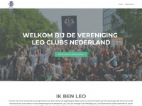 leo-club.nl Webseite Vorschau