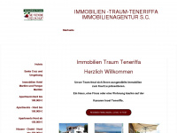 immobilien-traum-teneriffa.eu Webseite Vorschau