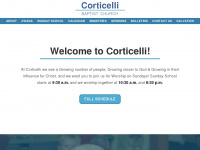 corticelli.org Webseite Vorschau