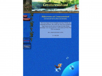 creaturesisland.de Webseite Vorschau