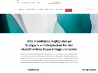 scanpack.se Webseite Vorschau