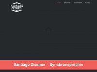 santiago-ziesmer.de Webseite Vorschau