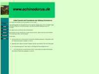 echinodorus.de Webseite Vorschau