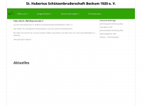 schuetzenverein-beckum.de Webseite Vorschau