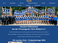prinzengarde-vm.de Webseite Vorschau