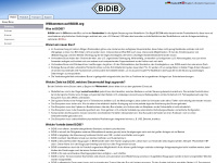 bidib.org Webseite Vorschau