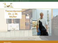 tierarztpraxis-muller.de Webseite Vorschau