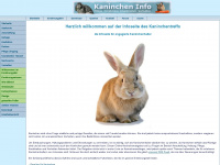 kaninchen-info.de Webseite Vorschau
