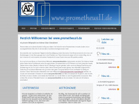 prometheusii.de Webseite Vorschau