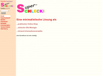 superschlecki.de Webseite Vorschau
