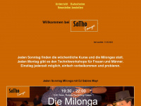 satho-tango.at Webseite Vorschau
