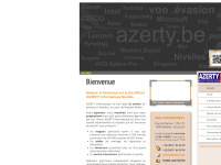 azerty.be Webseite Vorschau