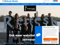 refresh-media.nl Webseite Vorschau