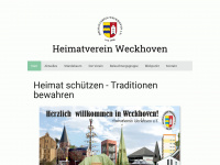 heimatverein-weckhoven.de Webseite Vorschau