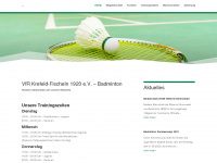 vfrfischeln-badminton.de Webseite Vorschau