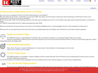 riot.ch Webseite Vorschau