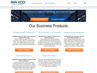 raxco.com Webseite Vorschau