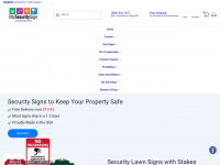 mysecuritysign.com Webseite Vorschau