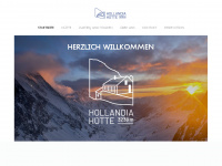 hollandiahuette.ch Webseite Vorschau