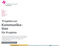 projektkommunikation.com Webseite Vorschau