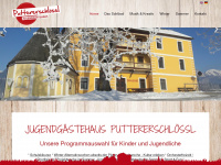 puttererschloessl.at Webseite Vorschau