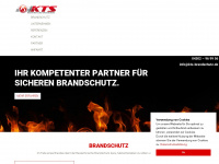 kts-brandschutz.de Webseite Vorschau