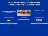 billerbahn.com Webseite Vorschau