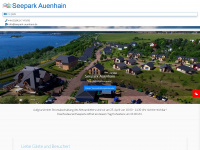 seepark-auenhain.de Webseite Vorschau