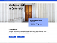 kirchenaustritt.at Webseite Vorschau