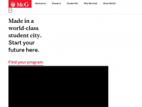 mcgill.ca Webseite Vorschau