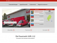 feuerwehr-graevenwiesbach.de Webseite Vorschau