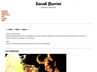 sarahburrini.com Webseite Vorschau