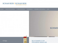 schah-sedi.de Webseite Vorschau