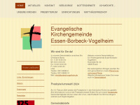gemeinde-borbeck-vogelheim.de Webseite Vorschau