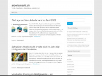 arbeitsmarkt.ch Webseite Vorschau