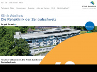 klinik-adelheid.ch Webseite Vorschau