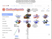 healingcrystals.com Webseite Vorschau