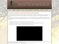 integrative-rueckentherapie.de Webseite Vorschau